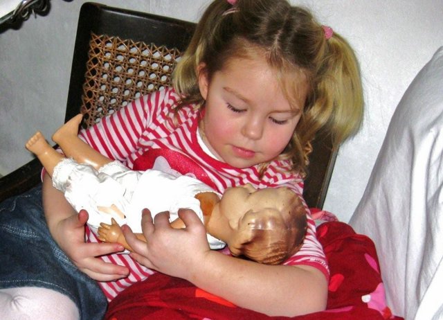 Liefde voor haar baby (4)